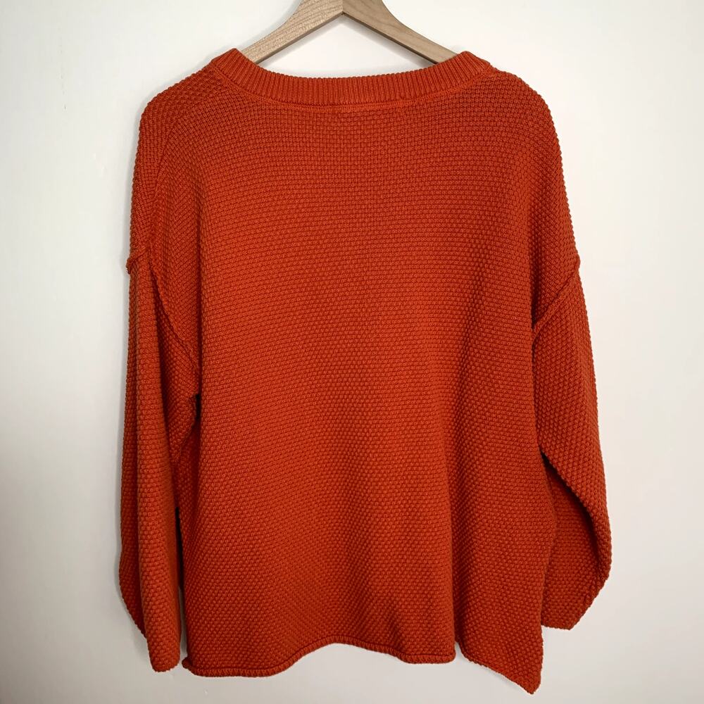 Free People Ribbed Knit Two-Piece Set in Rust - Picture 8 of 16